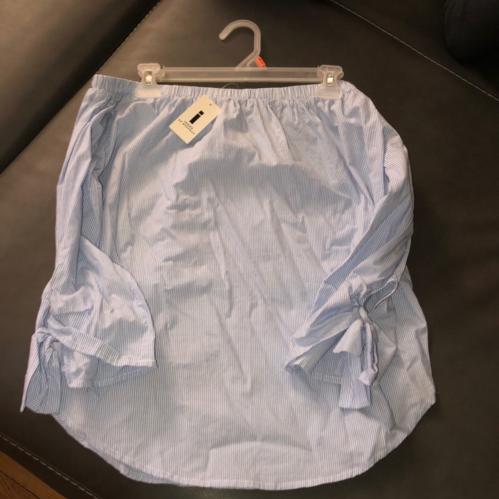 Sky blue top